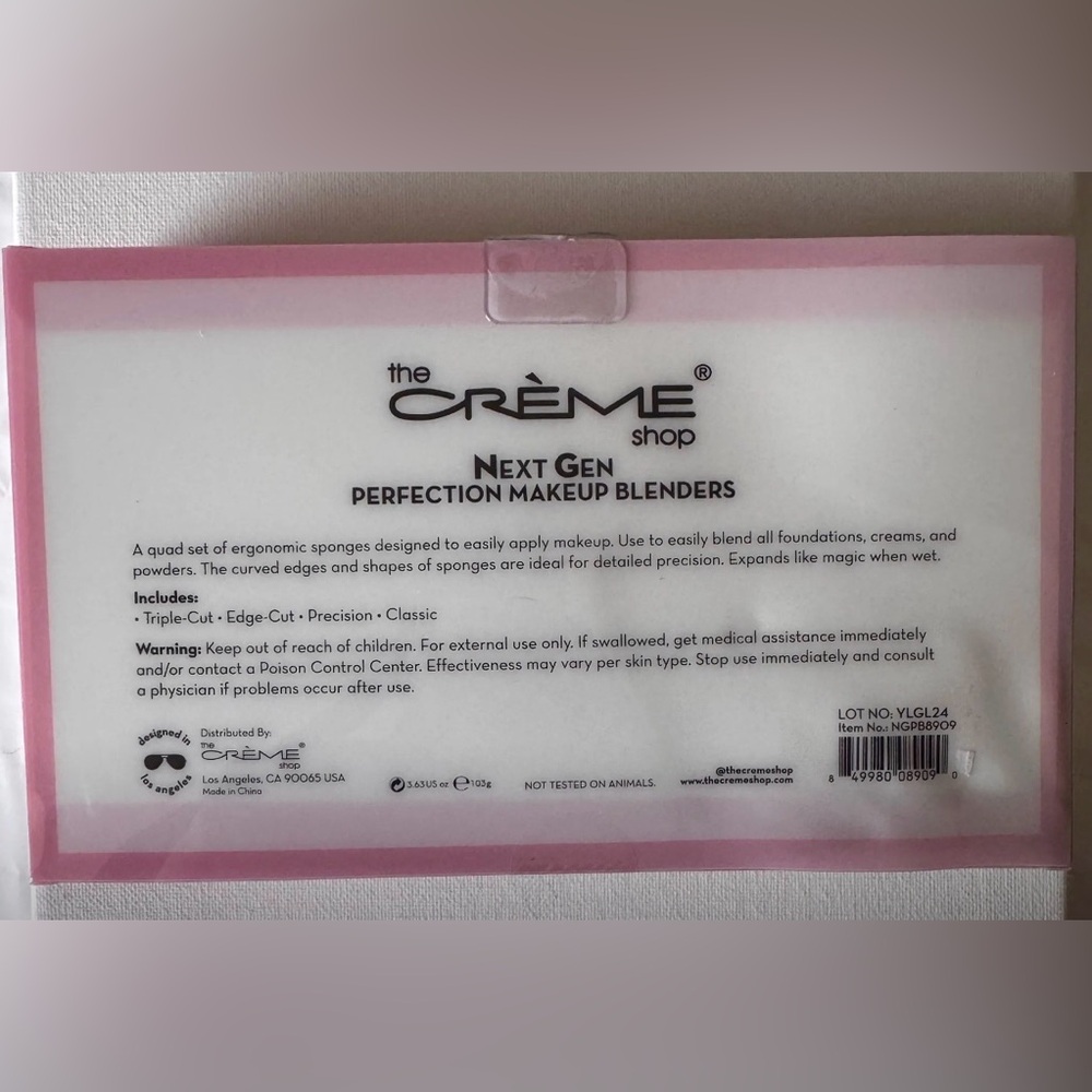 The Crème Shop Next Gen Perfection Makeup Blender Set- 4 Sponges (New, Sealed) - Picture 2 of 2